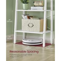 Estantería de 5 Niveles, Librería Industrial, Fácil de Montar, para Salón, Dormitorio, Cocina, Marrón Rústico y Negro LLS45X - details 58