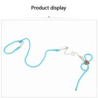 Collar Suave Ajustable para Mascotas Conjunto de Correa con Campana para Ratones, Hamsteras, Ferretas, Rátamos Cuerda Antimordedor para Cerditos - details 8