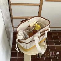 Ins Mommy-bandolera informal grande para madre y pañal, bolso de lona para mamá al aire libre, paquete de maternidad - details 2
