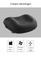 The Wild-almohada inflable portátil para acampar al aire libre, impermeable, protección solar, almohada de aire, cómoda y duradera, para senderismo - details 1