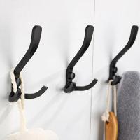 Gancho para bata negro, dorado y plateado, resistente al agua, a prueba de herrumbre, soporte fuerte, perchero para ahorrar espacio, accesorios de baño - details 11