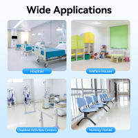 Silla de ducha con ruedas, silla de ducha plegable, silla de ducha de altura ajustable para hospitales, residencias de ancianos, hogares, residencias de bienestar - details 2
