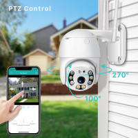 Cámara exterior 360 grados doméstico wifi Internet remoto inteligente Visión nocturna alarma vigilancia - details 4