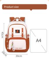 Mochilas escolares impermeables de nailon para niños y niñas, bolsa de libros para niños de grado 1 a 6, 5 colores - details 1