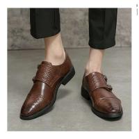 2023 nuevos zapatos de cuero antideslizantes de negocios de gran tamaño y alta calidad para hombres - details 4