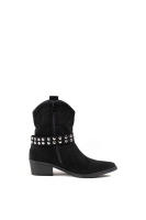 Wunder Spring Botas Cowboy con detalles metálicos para mujer, refinamiento y audacia en cada paso - details 7