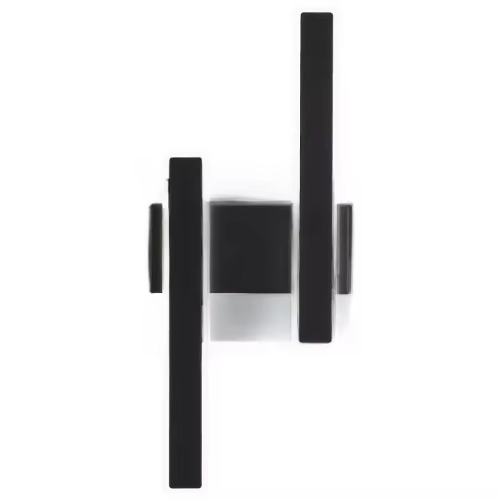 Goeco Luz de Pared LED Negra 32W Ahorro de Energía Regulable Brillo Blanco Caliente/Medio/Frio - 1