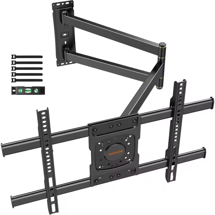 Pared para TV de 32-75 Pulgadas, Largo Alcance con Extensión Suave de 710mm, Soporte Universal para Esquina Soporta hasta 45kg, VESA 600x400mm - 1