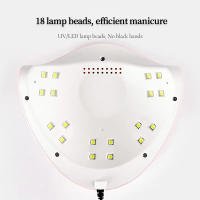 LULAA-secador de uñas para uso doméstico, barniz de secado de uñas con 18 cuentas de piezas, lámpara LED UV, hine - details 6