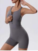 Ropa deportiva con cremallera para mujer, corsé corto de Lycra para mujer, ropa de entrenamiento, conjunto de gimnasio, ropa deportiva - details 15