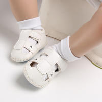 Sandalias De Verano Para Bebé Niño Casual Antideslizantes Cuero Suela De Goma Tallas Para Niños De 3 a 18 Meses - details 3