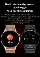 2024 Reloj inteligente para mujeres con pantalla táctil completa de 1,43 pulgadas -reloj de fitness avanzado con control de llamadas,mensajes y música,modo deportivo,clima,cronómetro,control de cámara,asistente de voz para iOS Android,Regalo de mujer - details 19