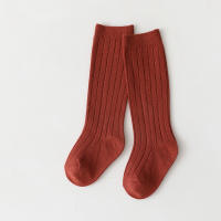 Calcetines Altos hasta la Rodilla para Niños Algodón Transpirable a Rayas - details 12