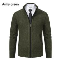 Jersey de punto para hombre, cárdigan, suéter de lana, chaqueta casual cómoda y cálida. - details 25