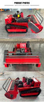 pago anticipado Cortacésped de tornillo montado en la parte delantera Robot cortacésped con control remoto sobre orugas Cortacésped radiocontrolado Cortacésped autopropulsado chat con tienda Más información - details 7