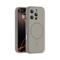 Funda Plana de Silicona Magnética para iPhone Max Apple 16 15 14 Pro N52 con Imanes Fuertes, Diseño de Sensación de Piel, Anti-Manchas y Anti-Huellas. - details 6