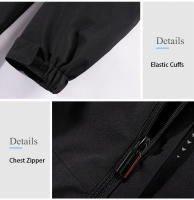 CHRLCK Chaqueta de Senderismo Impermeable A Prueba de Viento, Reflectante, Ideal para Acampar, Cazar, Correr, Trekking, Pesca - details 21