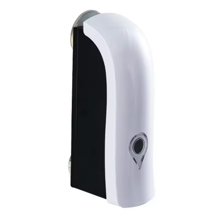 Dispensador Manual de jabón para baño, ventosa, botella desinfectante para manos montada en la pared, contenedor dispensador de champú líquido en gotas de 300ml - 1