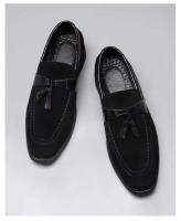 9611 cuero nueva moda negocios puntiagudos versión coreana británica Su Liu zapatos casuales versátiles - details 10