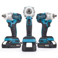 Llave de impacto eléctrica inalámbrica 500N.m 21V, 2 baterías incluidas, motor sin escobillas, 1/2 pulgadas, compatible con herramientas Makita, ideal para reparación de autos y bricolaje (3000 rpm, velocidad ajustable) - details 8