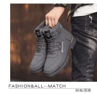Botas Martin altas para hombre, zapatos de seguridad transpirables, impermeables, antideslizantes, para deportes de invierno, suela de goma, novedad de 2025 - details 10