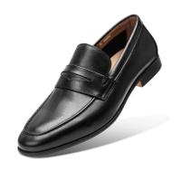 Mocasines de hombre mocasines de cuero casual todos los zapatos de hombre negros - details 8