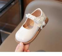 Zapatos de cuero antideslizantes para niña, zapatillas multifuncionales informales de princesa, suela suave, estilo coreano, a la moda, novedad de otoño, - details 11