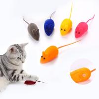 Mini juguetes interactivos para gatos, simulación de flocado, juguete para perseguir a los gatos, ratón vívido, juguete para masticar - details 6