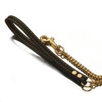 Collar dorado de Metal de acero inoxidable para perro, cadena de entrenamiento para perros grandes, decoración para todos los perros, 10E - details 10