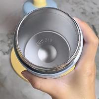 Bonita taza termo de 500ml de acero inoxidable para mantener el calor, taza con pajita con mango de amor y hielo, taza de café sellada con pajita para el hogar - details 3
