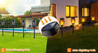 RXUNS Antorcha Solar Impermeable 10Pack Luz de Cuerda LED para Decoración al Aire Libre - details 9