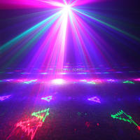 Proyector de efectos de luz láser RGB ESHINY MINI para Navidad con 12 patrones de baile disco DJ para fiesta en casa y escenario T180D3 - details 15