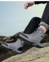 Zapatos de senderismo de alta calidad para hombre, zapatillas impermeables para escalada de montaña, calzado antideslizante para acampar, botas de Trekking informales para deportes al aire libre - details 9