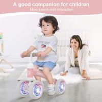Bicicleta sin pedales para niños a partir de 1 año de equilibrio, juguetes para bebés de 1 año, bicicleta para bebés con 4 ruedas para bebés de 10 a 24 meses, primera bicicleta para niños y niñas como regalo - details 8