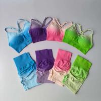 Conjunto de ejercicio de espalda degenerativa para mujer, sujetador deportivo para correr, ropa ajustada, Tre de 2 UDS, pantalones, contraste, yoga, Fierss, - details 1