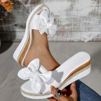 Zapatos de tacón de cuña para mujer, zapatillas elegantes, moda de verano - details 3