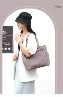 Bolso de mujer casual nuevo bolso de madre portátil de hombro de tela de nylon de color sólido informal de gran capacidad - details 1