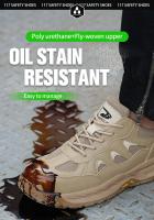 Zapatillas de seguridad para hombre, zapatos de trabajo ligeros, transpirables, antipinchazos, antideslizantes, indestructibles, Verano - details 4