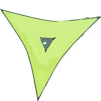 Columpio Portátil Multifuncional Triángulo Aéreo para Acampar al Aire Libre BOPORO Material Poliéster Diseño Universal para Dos Personas - details 1