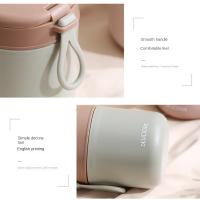 Taza de desayuno aislada de boca ancha, tazón de sopa sellado, lata de sopa aislada al vacío, acero inoxidable 304, portátil - details 5