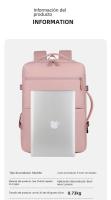 Mochila de viaje de negocios con función de bolsa de ordenador, multiimpermeable, de gran capacidad, para hombres y mujeres - details 0