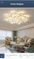 Luz de Techo Moderna de Estrella LEFAN 100CM Diseño LED Decorativo para Sala de Estar, Dormitorio, Iluminación del Hogar - details 2