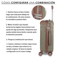 Maleta de Viaje de Cabina 54x36x20cm Equipaje de Mano de Polipropileno con Ruedas Giratorias 360º, Resistente y Ligero. Ideal para Viajar - details 1