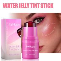 EELHOE 3 en 1 mejilla labio teñido humectante rubor en barra ojos mejilla labio crema iluminadora agua gelatina tinte en barra maquillaje de contorno mate - details 16