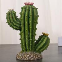 Estatua de Cactus verde creativa, figuras de Cactus en miniatura resistentes a la intemperie, adornos de Cactus hechos a mano resistentes a los rayos UV, decoración interior - details 9