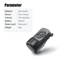 Bocina de carga para bicicleta, campana superfuerte para bicicleta de montaña, eléctrica, accesorios para equipos de ciclismo - details 17