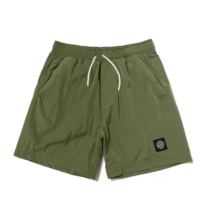 2025 pantalones cortos de marca de moda para hombre, pantalones cortos deportivos informales, pantalones cortos Retro de moda, pantalones cortos transpirables de secado rápido para verano - 1