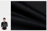 Camiseta de Estilo Vintage para Hombres CASUMANL Cuello Redondo Largo Camiseta Negro y Gris - details 7