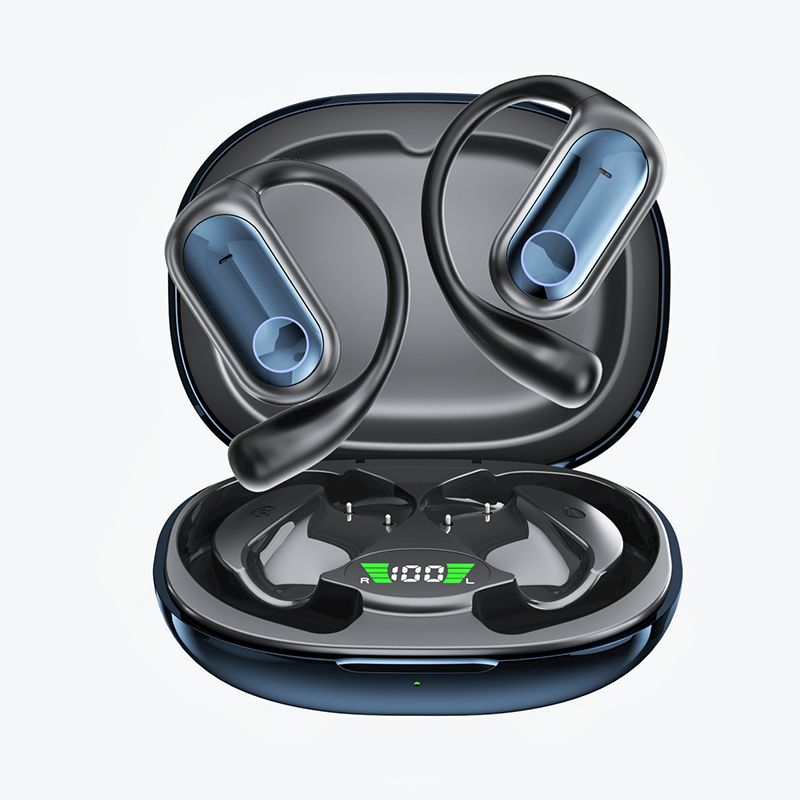 Auriculares inalámbricos Bluetooth 5.4 SANLEPUS 2025 |   Auriculares de Traducción IA |   Diseño ultraligero de oído abierto para deportes |   Ideal para correr/gimnasio |   Batería de 45h |   Compatible con iPhone/Android/Xiaomi