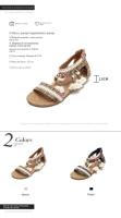 Sandalias Planas bohemias para Mujer, Zapatos cómodos informales de Playa, Verano, 36 a 42, EU - details 6